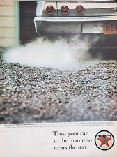 PRINT AD Texaco Sky Chief Gasoline 1963 10.5x13 Most Expensive Road picture