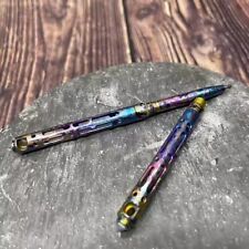 1PC Titanium Ballpoint Pen Multicolor Mini Portable Signing Writing Pen EDC Gift picture