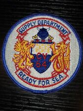 1960s 70s USN Navy CV-64 USS Kitty Hawk Supply Detachment Patch picture