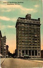 Alderson Stephenson Building CHARLESTON West Virginia c1912 Postcard picture