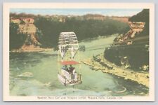 Spanish Aero Car over Niagara Gorge, Niagara Falls Canada Unposted Postcard picture
