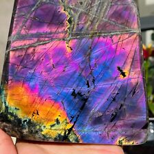4.27lb Large Amazing Natural Purple Labradorite Quartz Crystal Specimen Healing picture