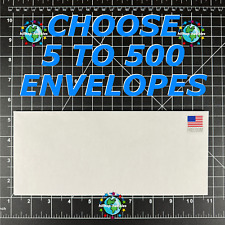 CHOOSE 5-500 FOREVER STAMPED #10 ENVELOPES WHITE SECURITY LETTER PEEL+SELF-SEAL picture