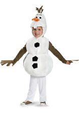 Disguise Baby's Disney Frozen Olaf Deluxe Toddler Costume White Large 4/6 picture