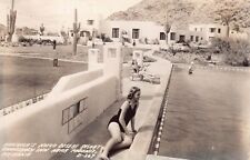 RPPC Camelback Inn Scottsdale Arizona Bathing Beauty Pool Photo Vtg Postcard B61 picture