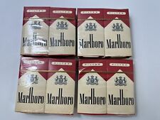 Vintage EMPTY Marlboro Promo Test Packs Lot of 8 1950's 3.5” Rare Tobacciana picture