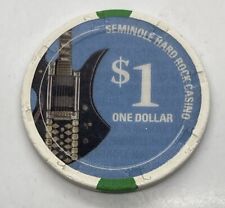 Seminole Hard Rock Casino $1 Chip Tampa Florida FL H&C picture