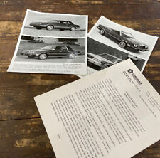 1983 Lebaron Town & Country Press Release And Photo picture