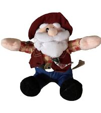 JC Penney Cowboy Santa Claus Plush Dolls 6.5