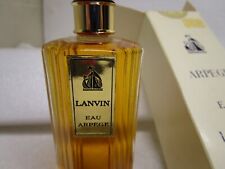 Vintage Arpege Eau de Lanvin Parfume  Splash Perfume Gold Label 1960s 
