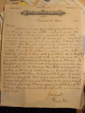 1893 bill head First National Bank of Brewsters,New York letter picture