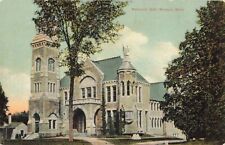 Memorial Hall Monson Massachusetts MA c1910 Postcard picture