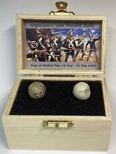 FRANCE, NAPOLEONIC WARS, SET OF ORIGINAL,AUTHENTIC MUSKET BALLS FROM BATTLEFIELD picture