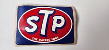 A pair of 1970s STP Oil 'The Racers Edge' Sticker/Decal VTG NHRA  4 5/8