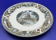 Vintage Washington DC The Capital Souvenir Plate By Capsco Japan picture