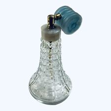 Vintage Evans Crowder Perfume Bottle, Blue Squeeze Atomizer,  picture