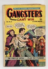 Gangsters Can't Win #8 GD- 1.8 1949 picture