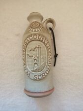 Vintage West Country Farm Scrumpy Pottery Bottle With Original Label.  picture