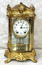 Antique Seth Thomas Crystal Regulator Clock Empire No. 10 Striking Not Running picture