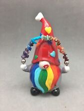 Chakra Genuine Gemstone Rainbow Gnome Figure 5.5