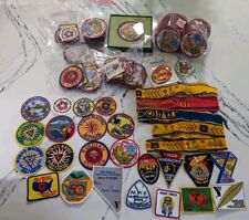 Vintage 1980's YMCA Embroidered Indian Guides Patch Mega Lot Over 200 **READ** picture