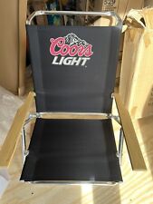 lot of 2 coors light beach chairs. new in the box VHTF coors light beer summer picture