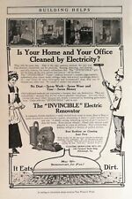 Vintage 1909 The Invincible Electric Renovator Full Page Original Ad - 721 picture