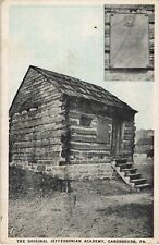 The Original Jeffersonian Academy Canonsburg Pennsylvania PA 1920 Postcard picture