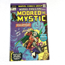 Vintage Comic Book Marvel Chillers # 1 1st App of the Modred the Mystic 1975 picture
