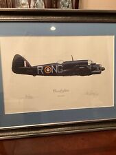 Limited Edition AP 1/100 - WWII Battle of Britain BEAUFIGHTER -Pilot Autographed picture
