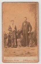 CIRCUS MIDGET WITH PARENTS ~ CHAS. EISENMANN ~ c. - 1870 picture