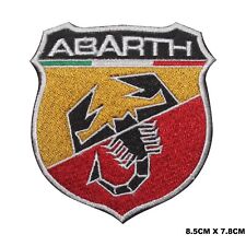 Abarth MotorCar Brand Logo Patch Iron On Patch Sew On Embroidered Patch picture