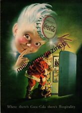 1948 Coca Cola original ad - Hospitality for Santa Claus from Time Magazine picture