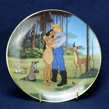 1995 Bradford Exchange POCAHONTAS: LOVE'S EMBRACE Disney Collector Plate picture