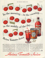 In the morning in the evening Heinz Tomato Juice ad 1934 singing tomatoes picture