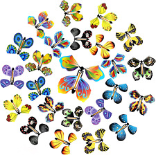 24 Pcs Magic Flying Butterfly, Flutter Flyers Butterflies, Wind up Butterfly, Ab picture