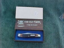Collectible SCHRADE 8OT Made in USA Stockman Pocketknife NOS + Matching Box & Sl picture