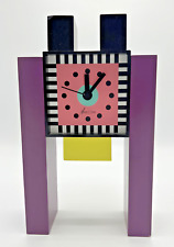 1980s Nathalie Du Pasquier George Sowden NEOS Clock Memphis Milano AS IS Vintage picture