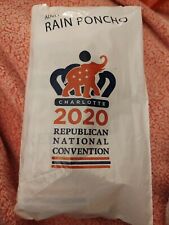 New Donald Trump Charlotte 2020 Republican National Convention RNC Rain Poncho picture