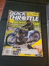 Quick Throttle Magazine November 1999 Motorcycle Vintage  Bagged  picture