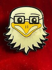 Eagle Face With Glasses Epoxy Tie Lapel Pin 1.5
