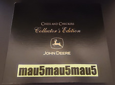RARE John Deere Checkers Chess Set Game Employee MTM Awards Collectors Edition picture