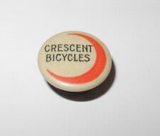 Vintage 1890's Crescent Bicycle Cycle Advertising Lapel Stud Token Charm Pin picture