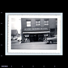 Vintage Photo STREET SCENE FIVE AND DIME STORE NEIKIRK SHELBY OHIO picture