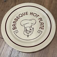 Vintage 1959 Wallace Desert Ware Barbeque Hot Plate - 9.5 inch plate picture