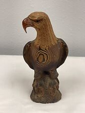 Wood Carved Canadian Eagle Vintage picture