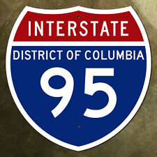 Washington DC interstate route 95 highway marker road sign 1957 Columbia 12x12 picture