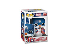 Funko POP Marvel - Captain America Snowman #532 with Soft Protector (B26) picture
