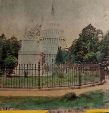 c1865 CIVIL WAR ERA VIEW by Anthony WEST SIDE OF CAPITOL BUILDING Washington DC picture