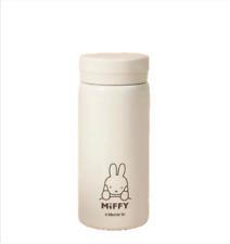 New Thermos Miffy Rabbit Stainless Steel Mini Water Bottle Cup Beige White 200mL picture